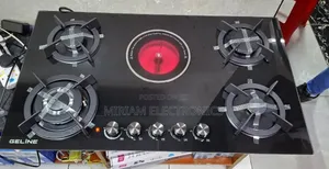 Geline 90cm 4gas and 1 Electric Hob With a Wok Burner