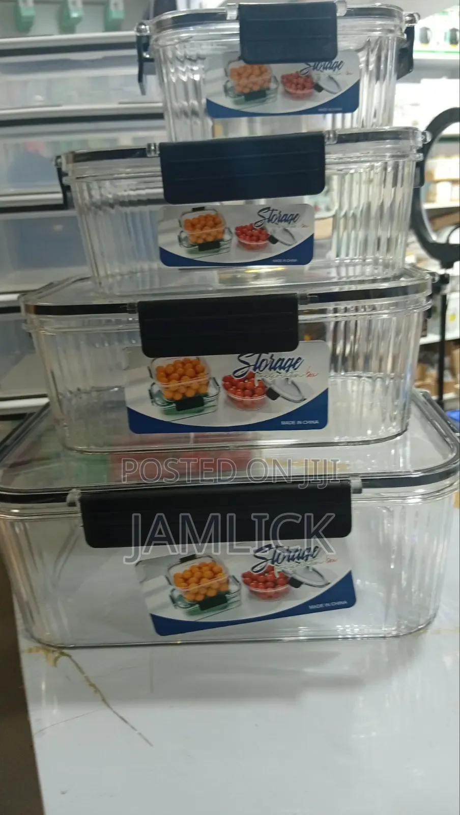 4-Piece Acrylic Food Container Set - F2C 06