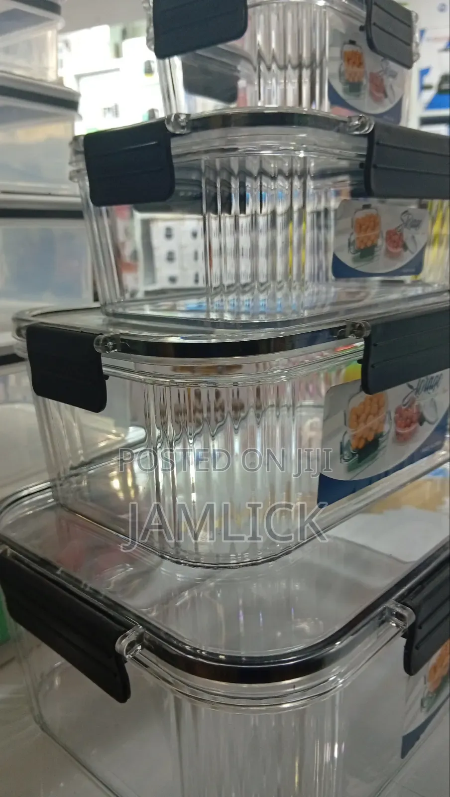 4-Piece Acrylic Food Container Set - F2C 06