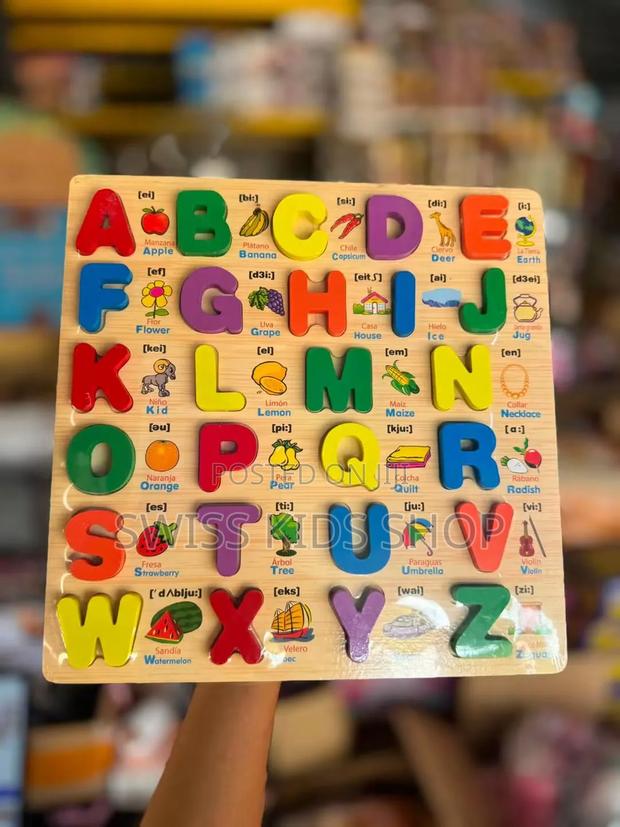 Alphabet Teaching Aids / Wooden Alphabets