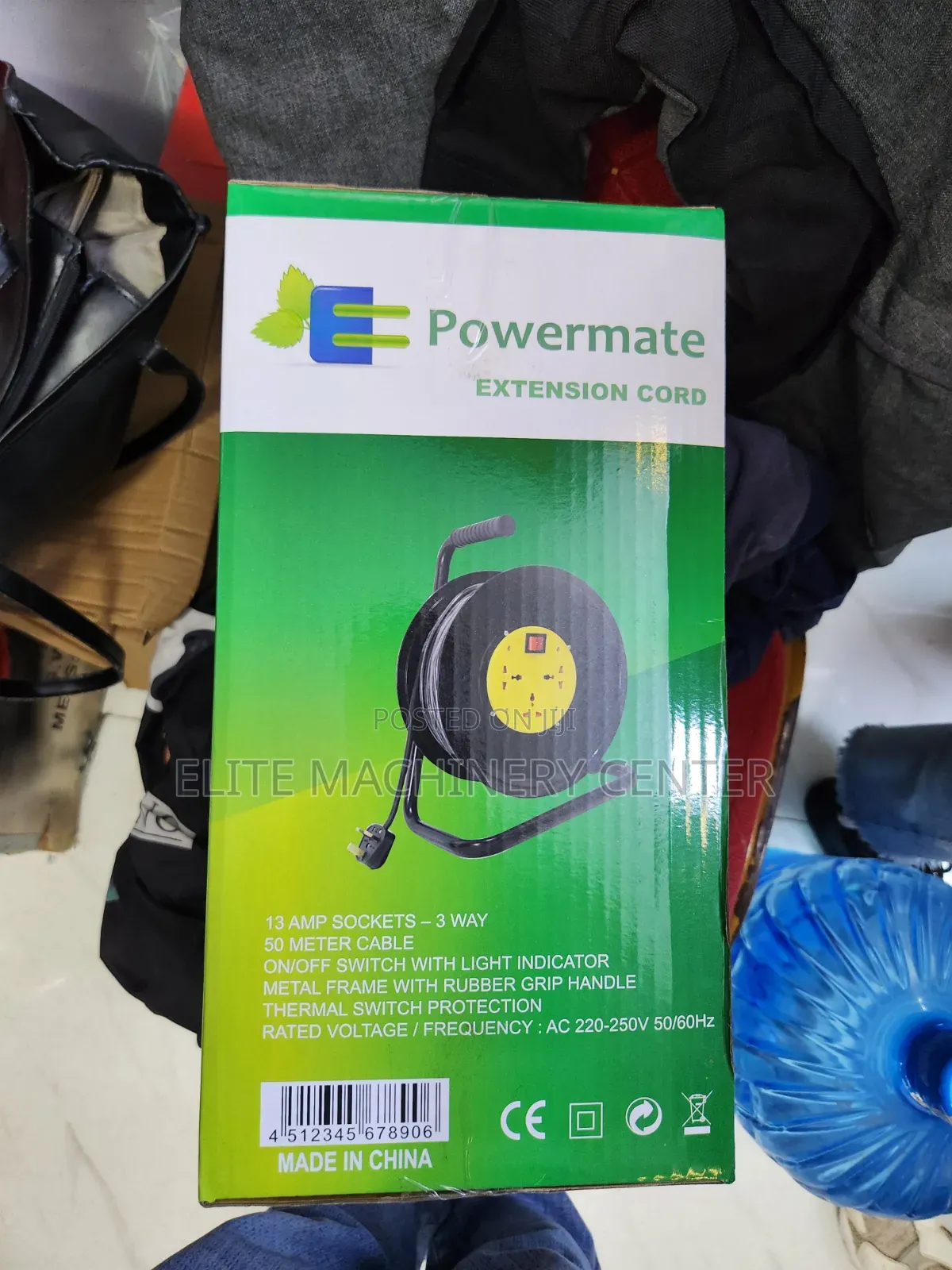 Powermate 50-Meter 2.5mm2 Extension Cord Reel (PM-500EX),