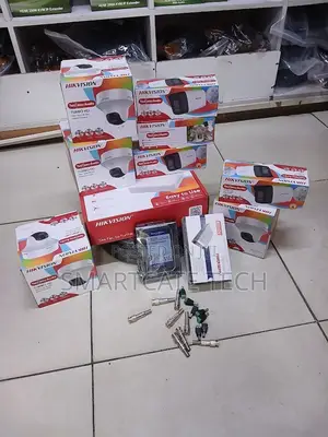 Hikvision 8CH CCTV Kit With Full Color Vision, Audio Security Siren