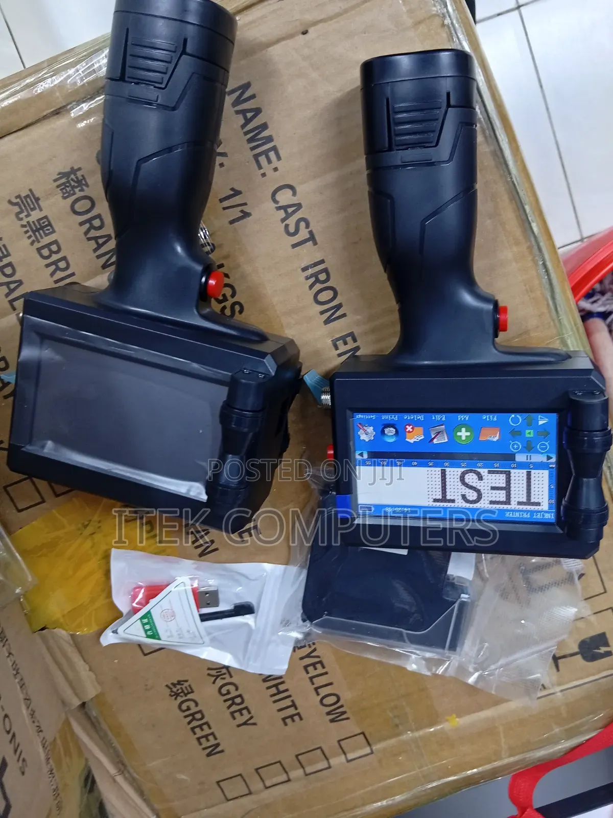 Portable Inkjet Coding Printer for Packaging Date Identification