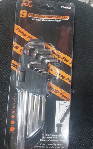 9pcs Hex Key Set