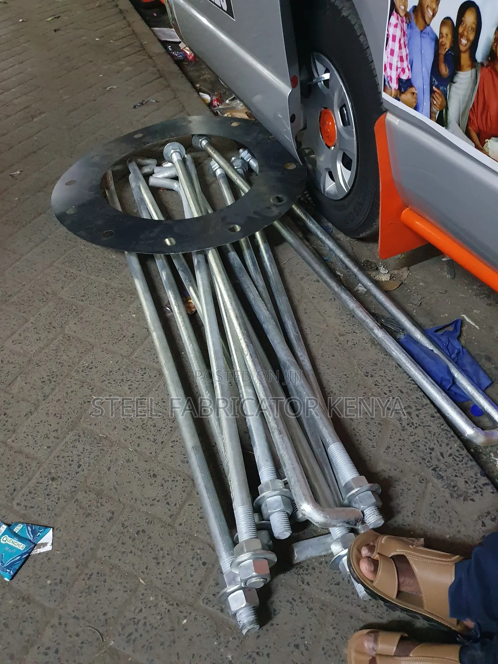 M32 × 1000 Mm Galvanized L-Bolt