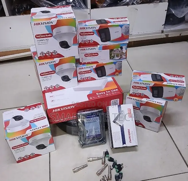 Hikvision 8CH Full Color CCTV Security Kit – Two-Way Audio Siren