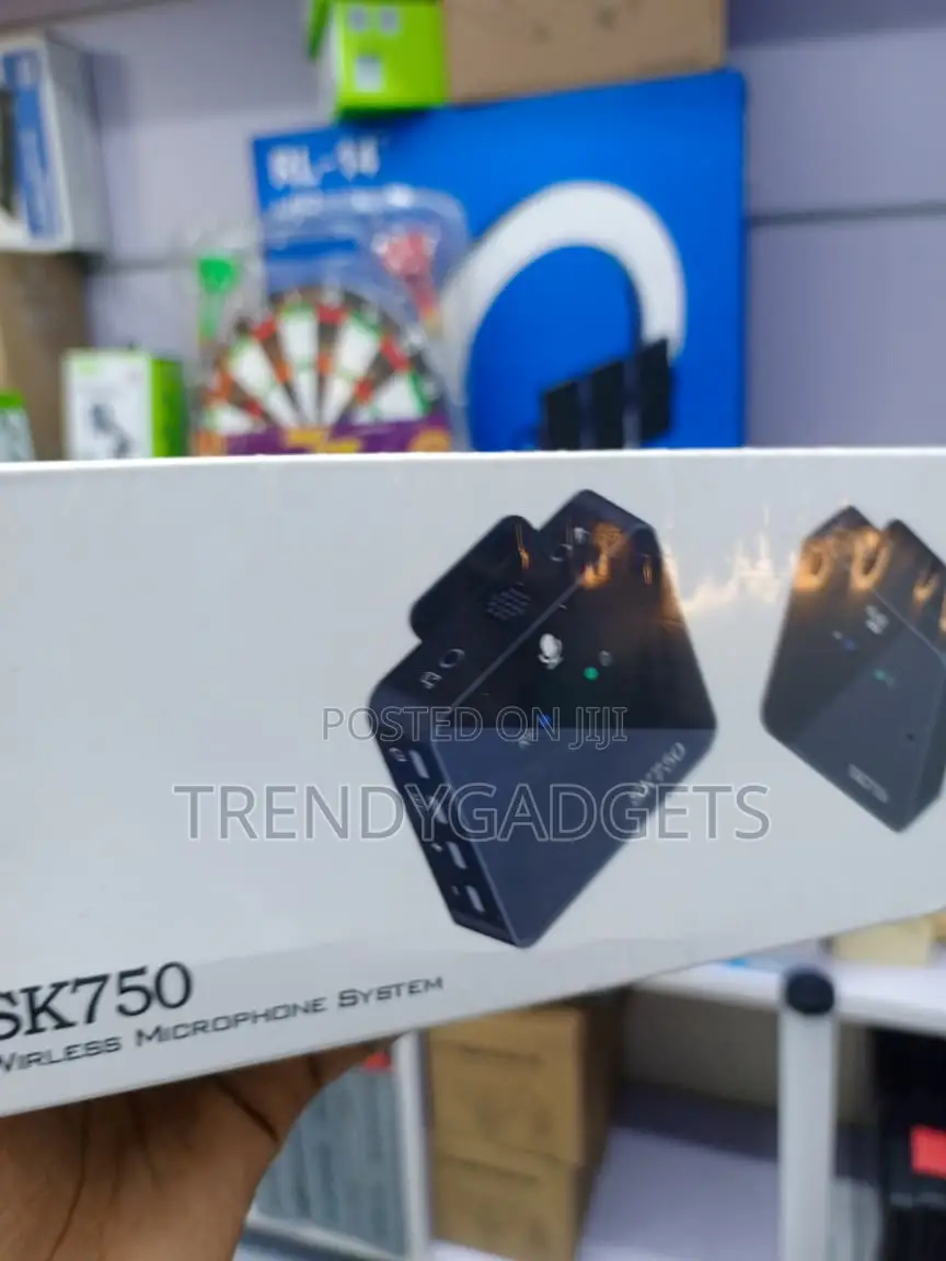 SK750 Wireless Microphone System for Interviews Live Streaming