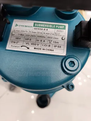 Premier QDX50-8-4 Submersible Pump With a 5 HP Motor,