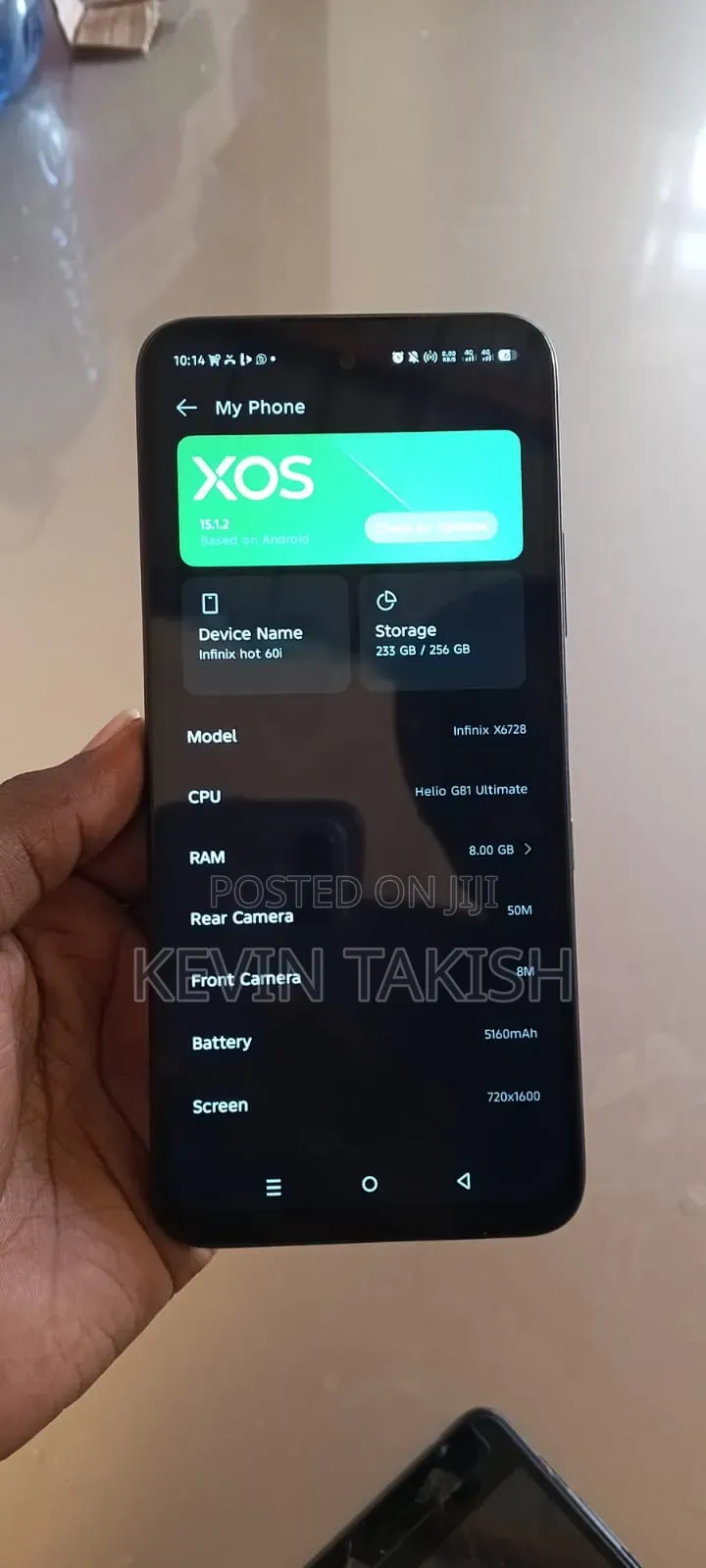 Infinix Hot 60i 256 GB Black