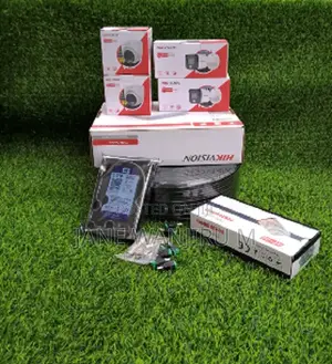 New Hikvision 2MP 4CH Smart Hybrid CCTV Complete Kit