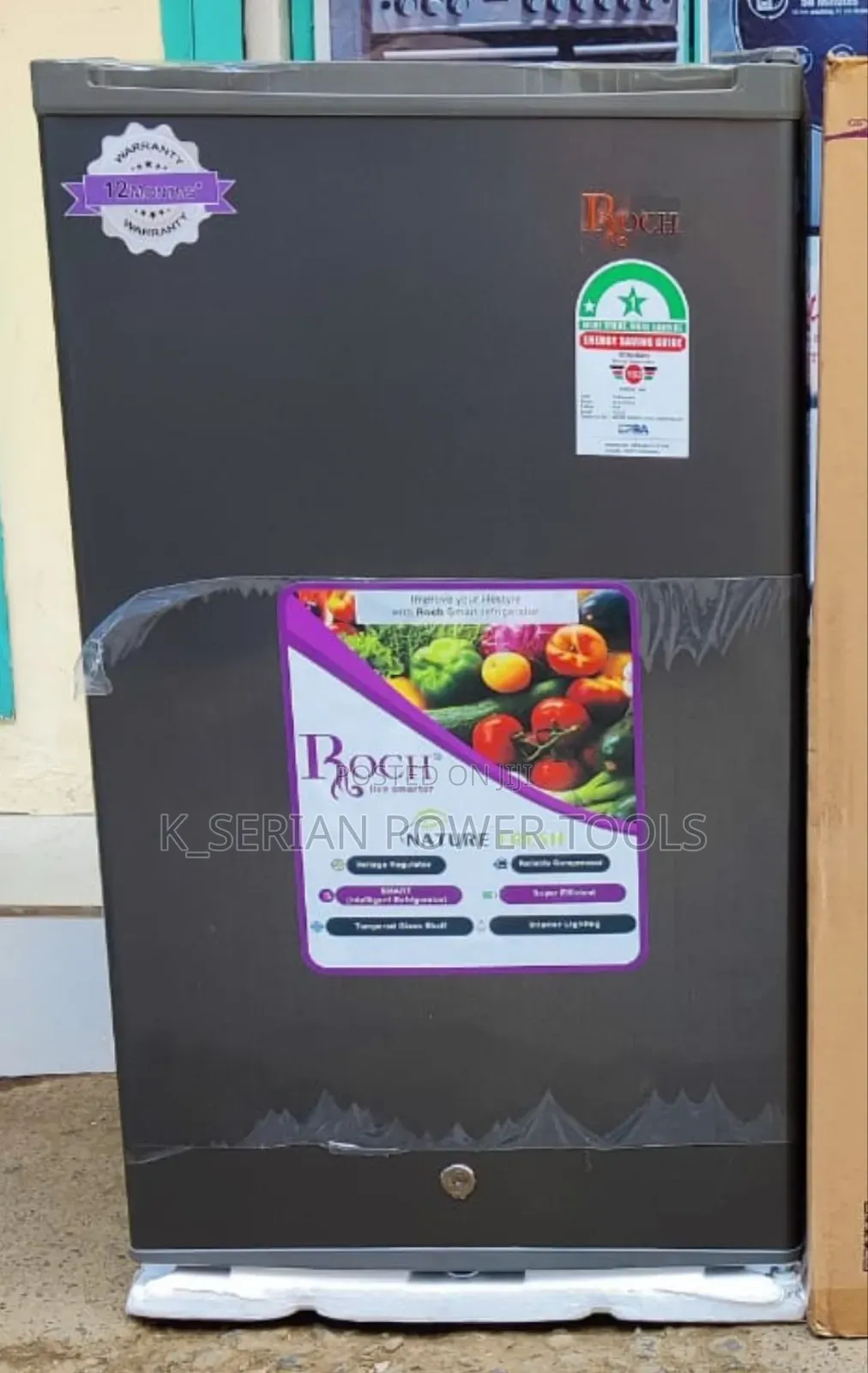 Roch 90L Single Door Fridge 120si/Fridge