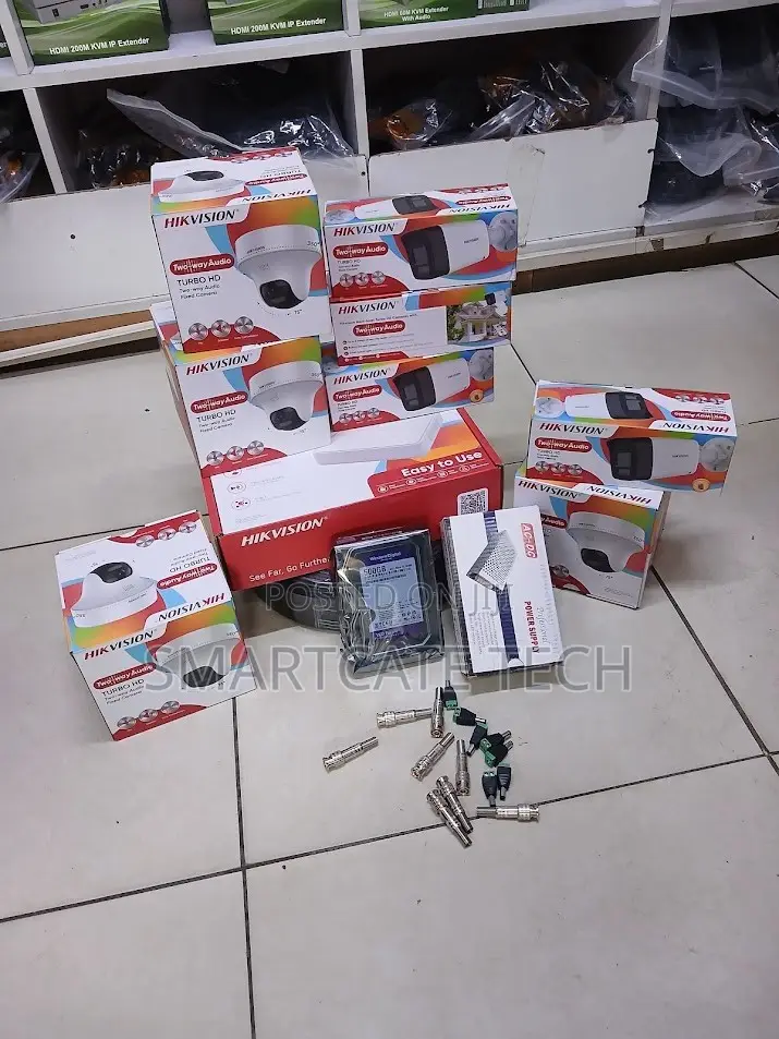 Hikvision 8CH Smart CCTV System | Full Color + Two-Way Audio + Siren
