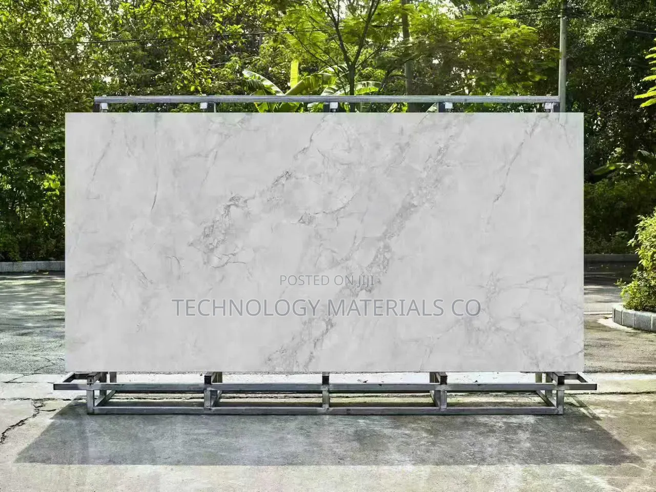 Light Grey Marble-Effect Sintered Stone Slab – Modern Luxury Finish