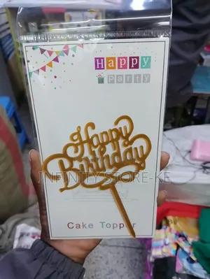 Happy Birthday Cake Topper