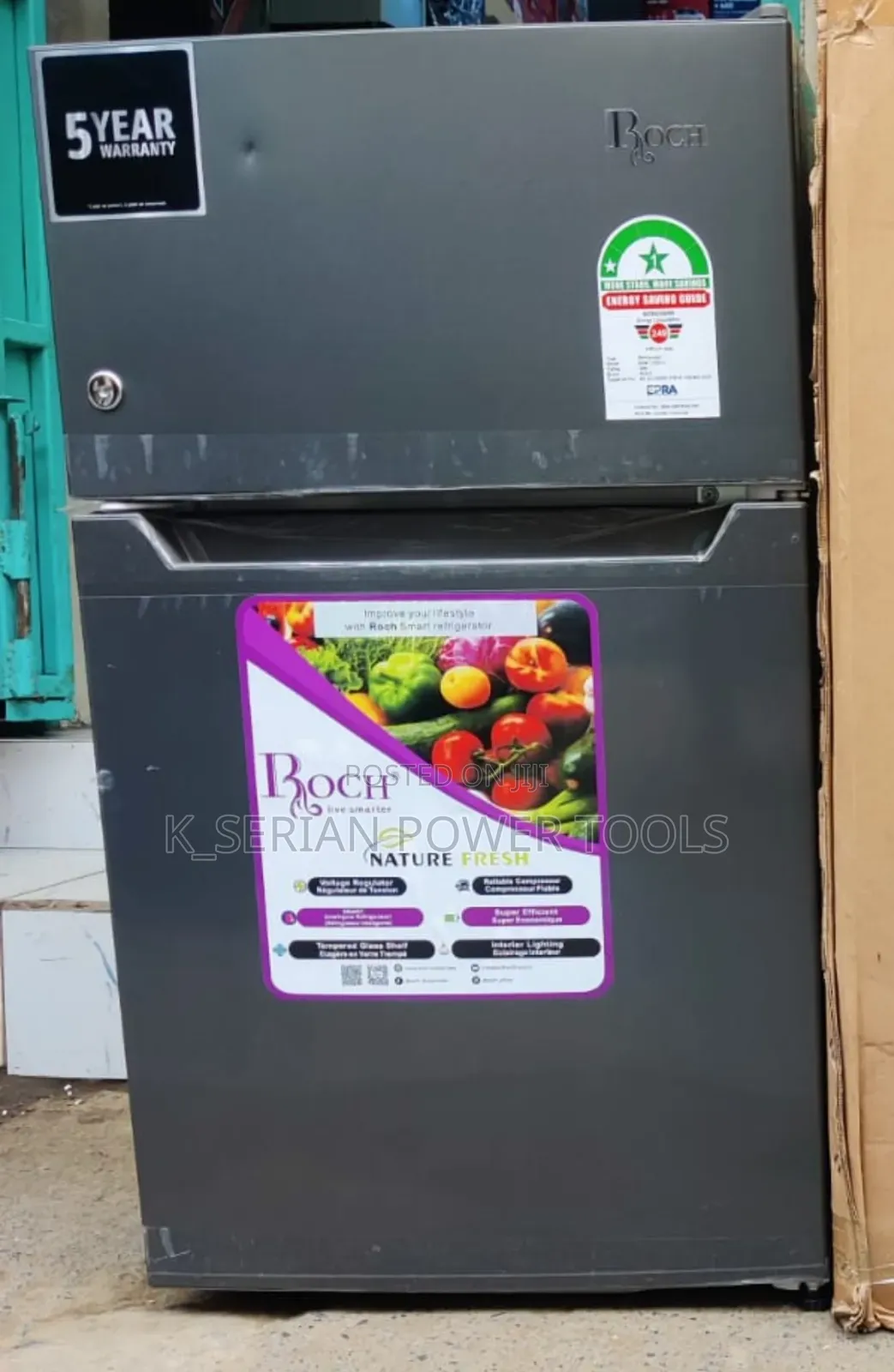 Roch Double Door 85l Refrigerator/Fridge