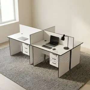 White 4-Way Local Workstation