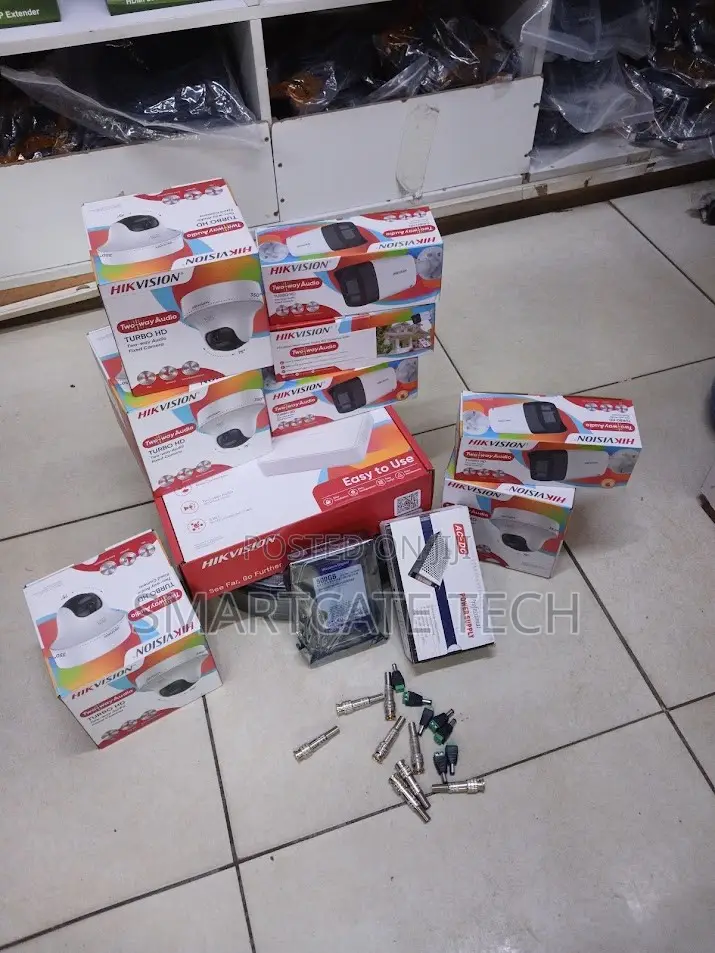 Hikvision 8 Channel Smart CCTV Full Color Night Vision + Two-Way Talk