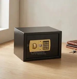 Office Safe : Modern Steel Safety Box.