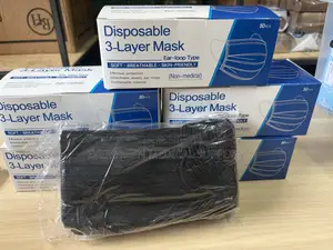 Non-Woven Black Face Mask