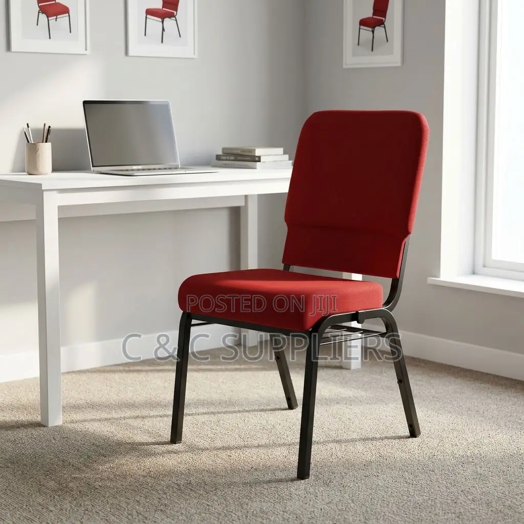 Red Full Fabric Wedding Chair