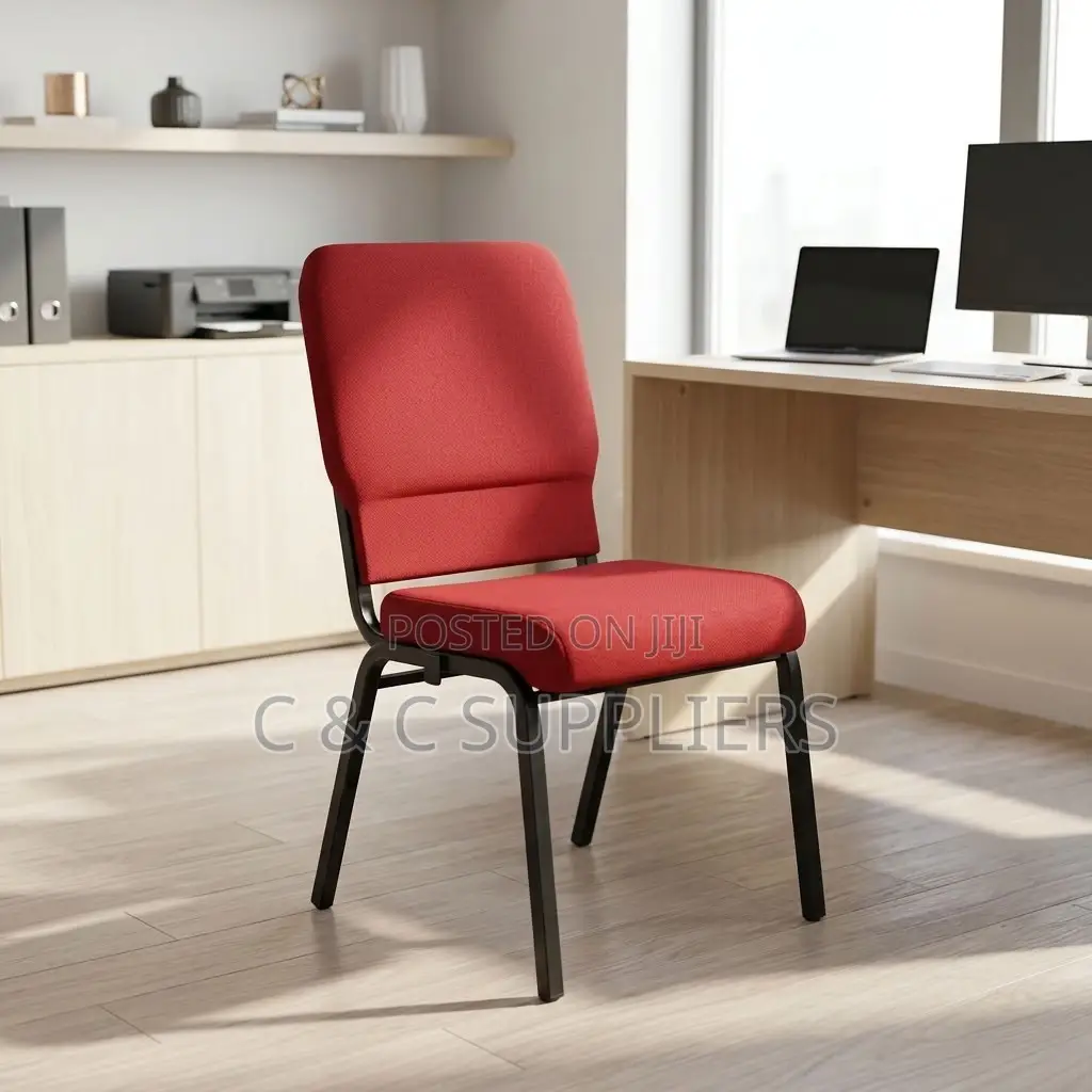 Red Full Fabric Wedding Chair