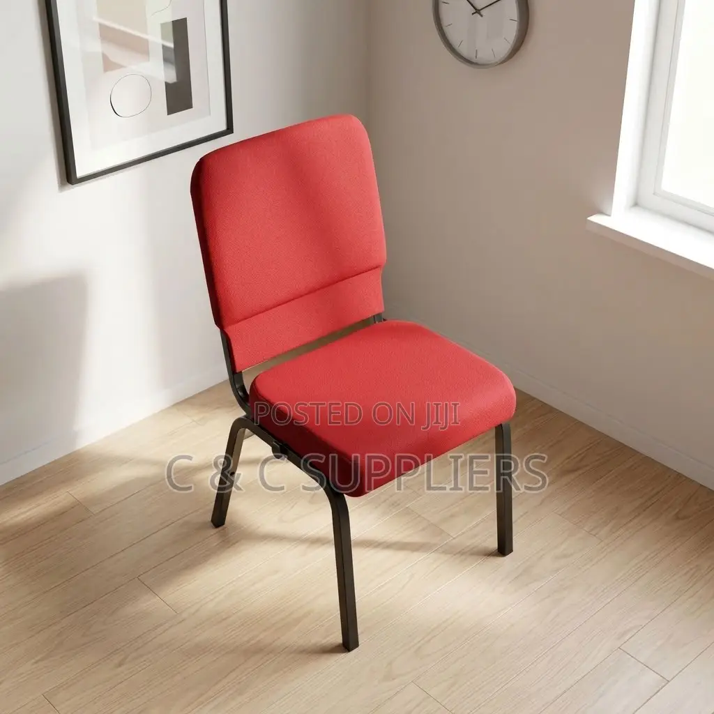 Red Full Fabric Wedding Chair