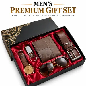 6 Piece Men’s Gift Box Grooming Set for Husband Boyfriend Dad