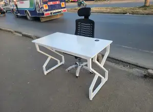 Working Station Table +Headrest Office Chair