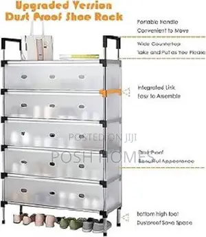 Shoe Storage Cabinet Foldable and Space-Saving Design*
