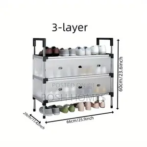 Shoe Storage Cabinet Foldable and Space-Saving Design*