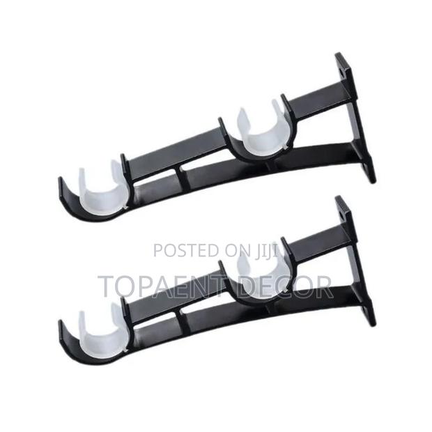 Fancy Flower Curtain Rods Brackets