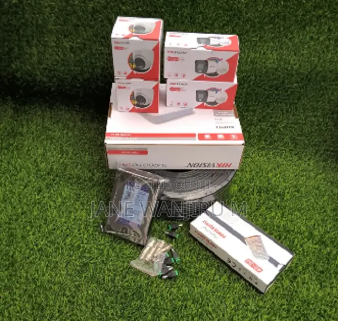 Hikvision 4 Camera 2MP Smart Hybrid Full HD Security Kit