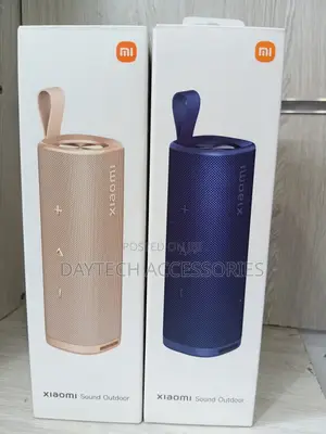 Xiaomi Sound Outdoor 30W Portable Bluetooth Speaker in Beige and Blue