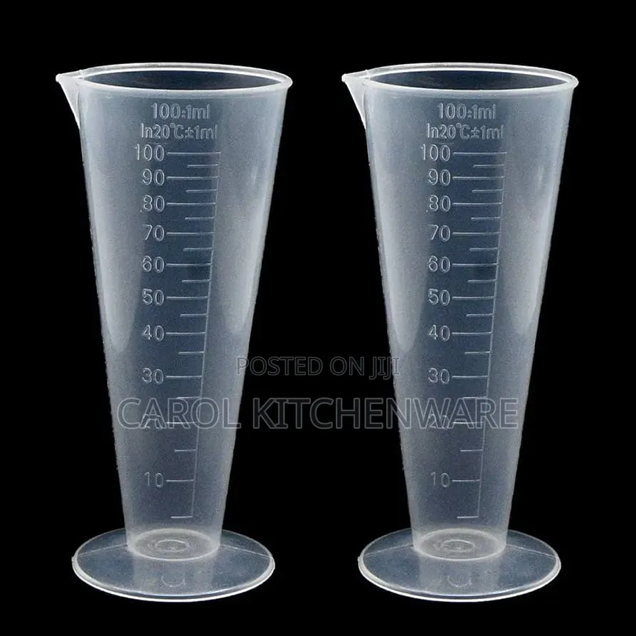 100 Ml Plastic Conical Measuring Cup
