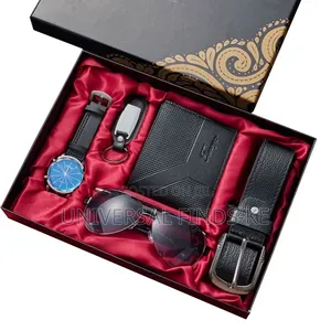 Men’s 6 in 1 Gift Set Premium Grooming Accessories Birthday Gift Box
