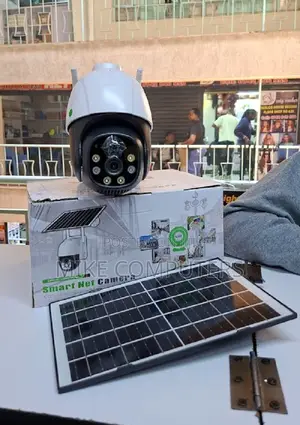 V380 Solar Powered PTZ CCTV Camera With 4G Remote Access
