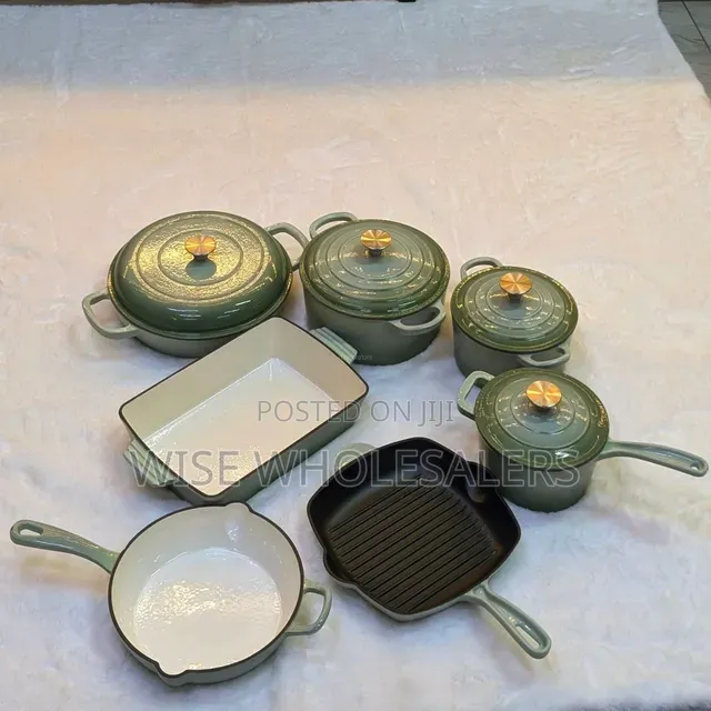 11pcs Cast Iron Cookware Set