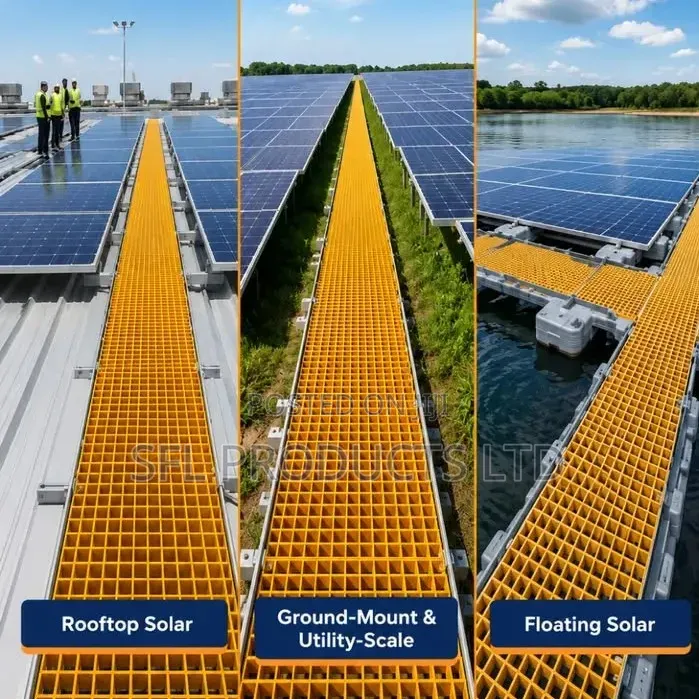 Solar Roof Walkways -2580x400mm