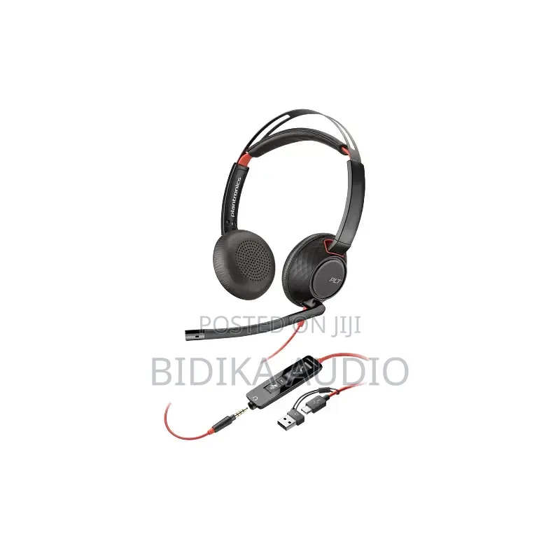 Poly Blackwire 5220 Stereo USB-C Headset + 3.5mm