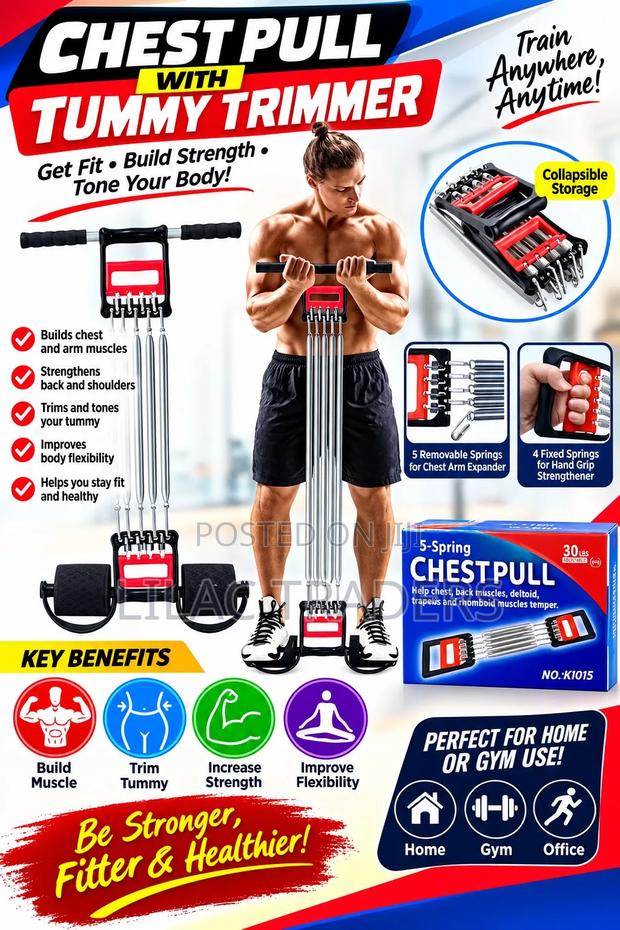 *Chest Pull With Tummy Trimmer*

