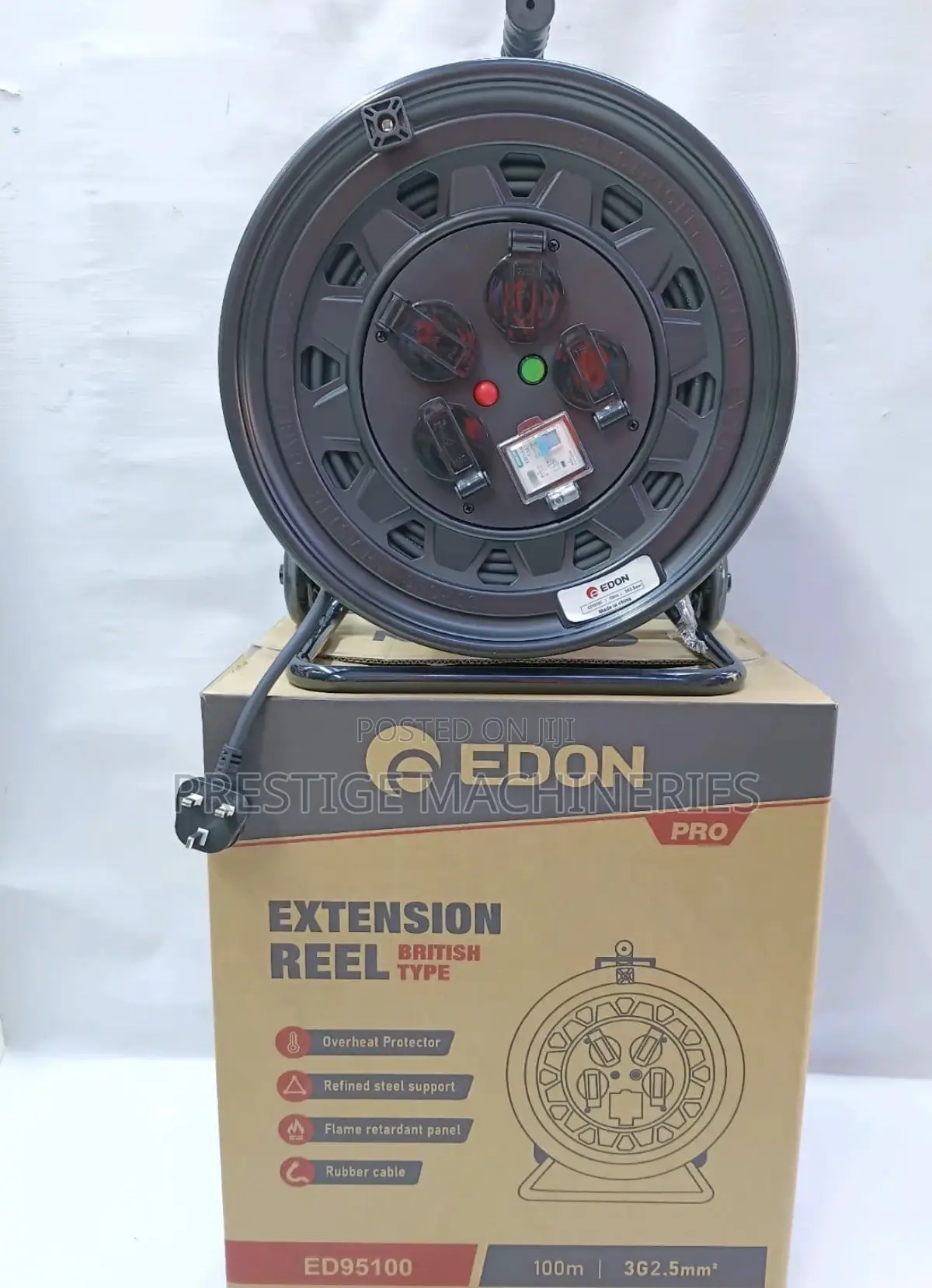 Edon 100m Extension Cable / Extension Cable 100m Cord Reel
