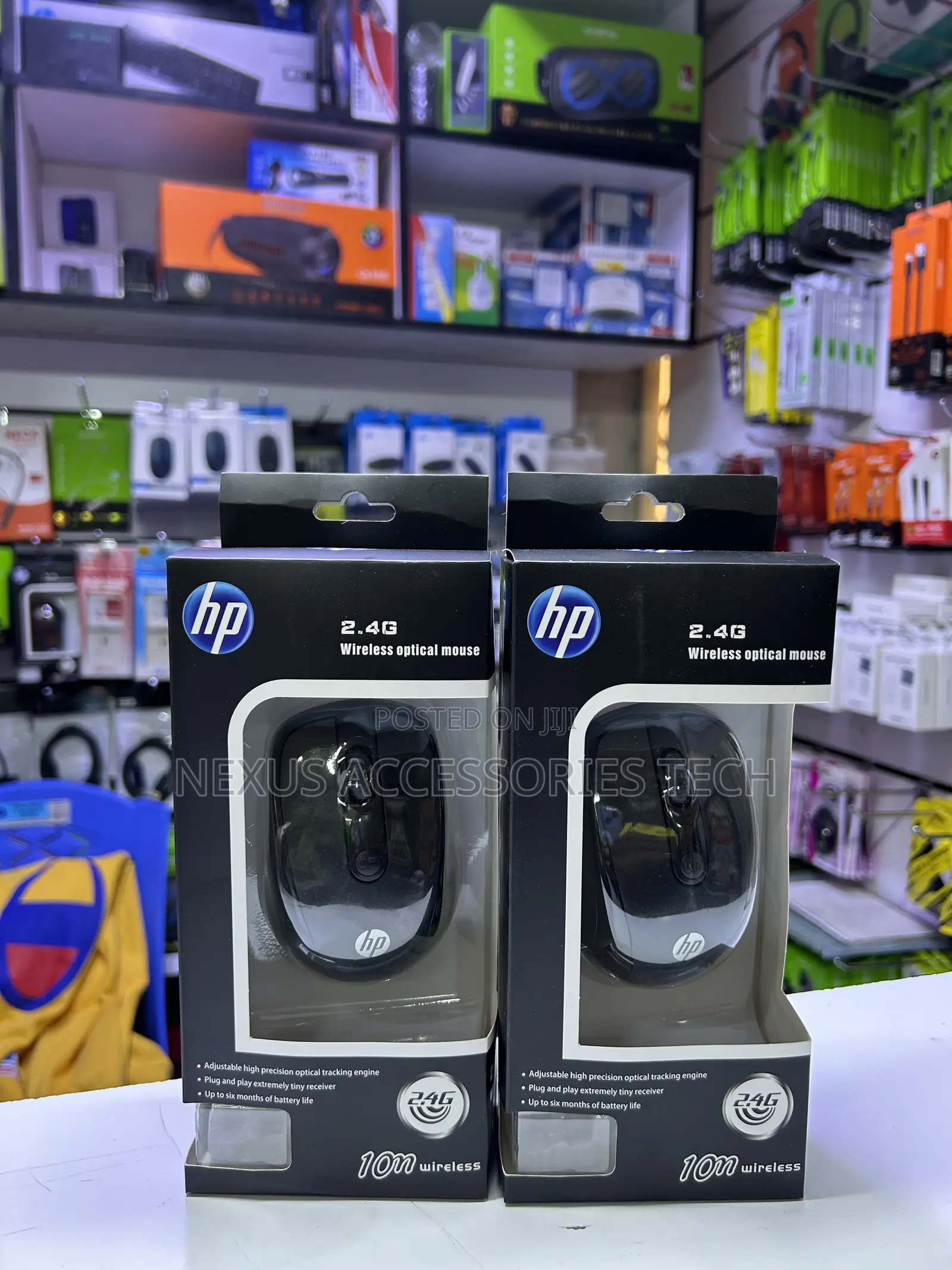 HP Wireless Optical Mouse 2.4G, Price:650