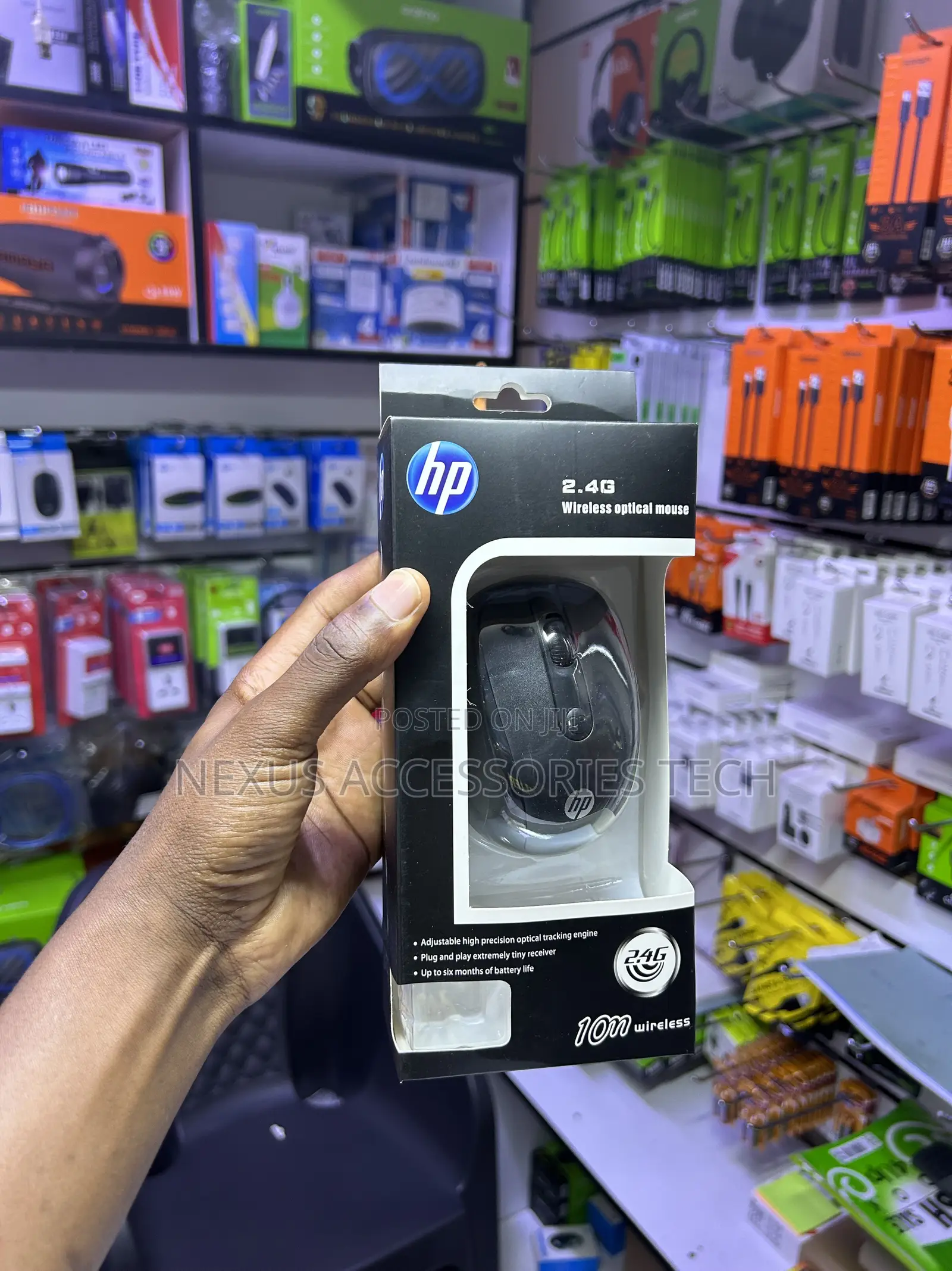HP Wireless Optical Mouse 2.4G, Price:650