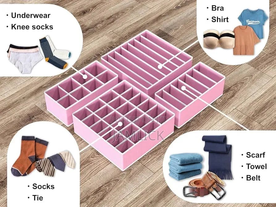 Foldable 4-in-1 Under Garment Organizer - Pm