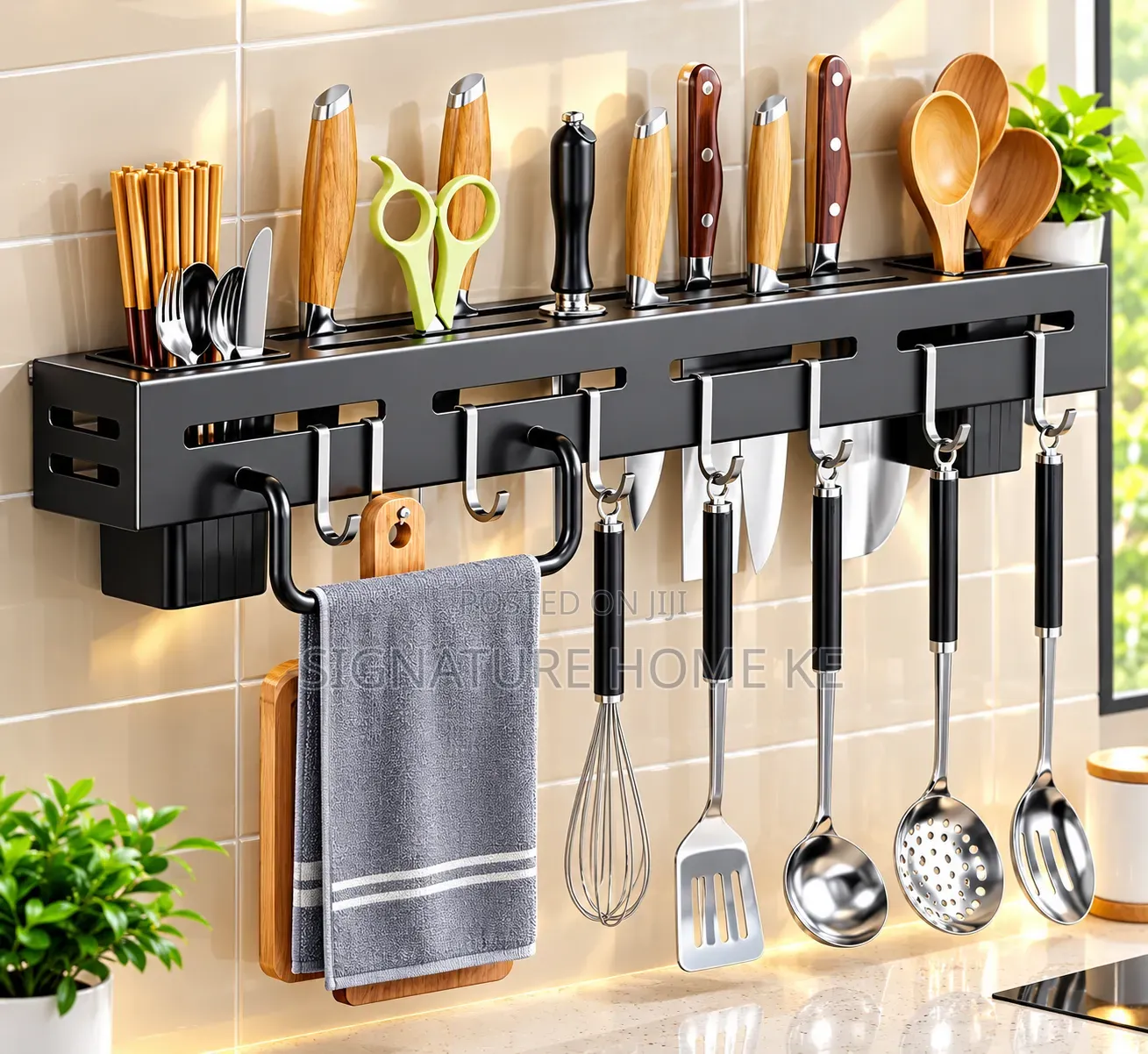 Multi-Functional Kitchen Knife Storage Rack