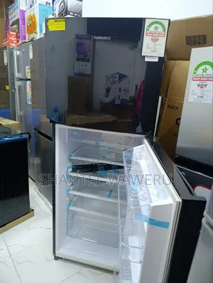 Black Double Door Fridge