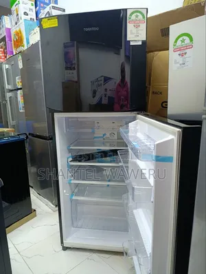 Black Double Door Fridge
