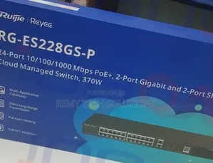 Ruijie RG-ES228GS-P 28-Port Gigabit Smart Cloud Managed PoE Switch