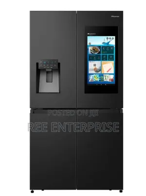 Hisense Frideg 628 Liters Side by Side With Water Dispenser Black