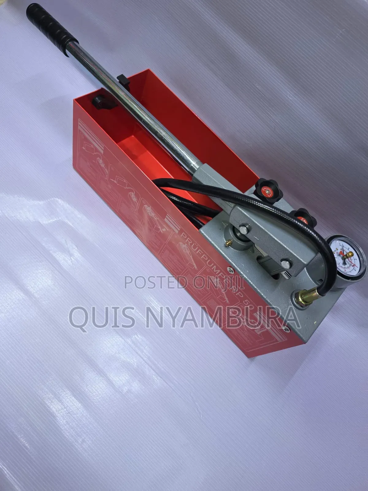 Pressure Test Pump/Manual Hydrostatic Pressure Test Pump